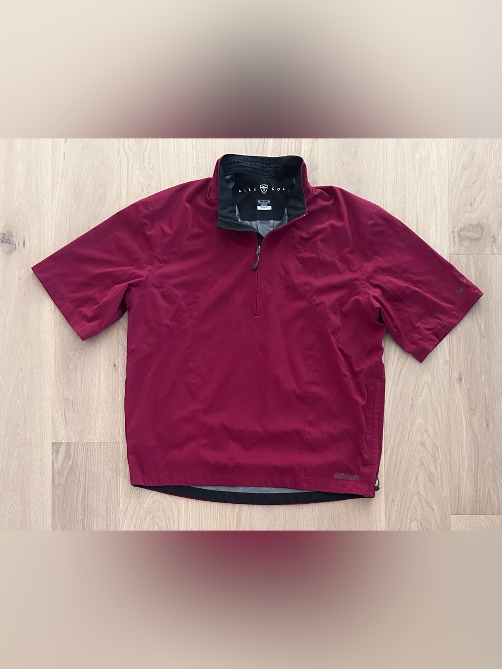 Nike Golf Storm Fit Pullover 1/4 Zip Short Sleeve Jacket